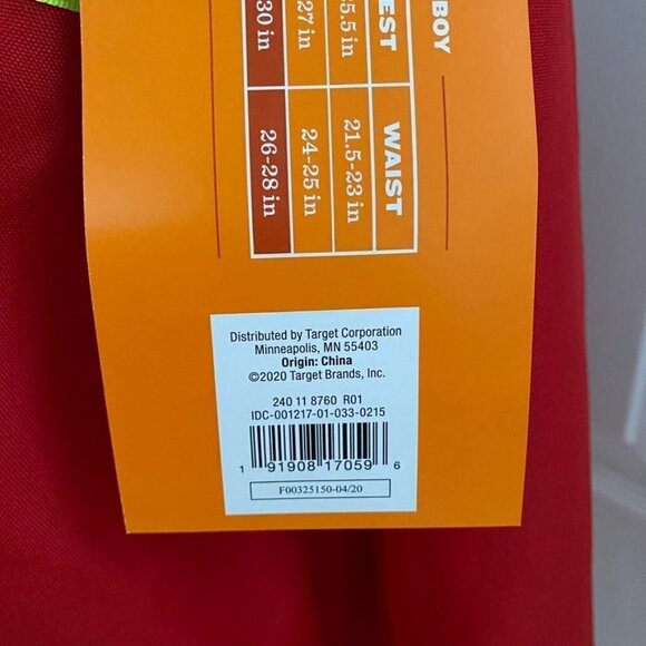 Target Hyde and Eek Kid's Firefighter Jacket Pants and Hat Sz Large 12-14 - Picture 2 of 8